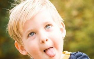 Желтый налет на языке у ребенка до года лечение